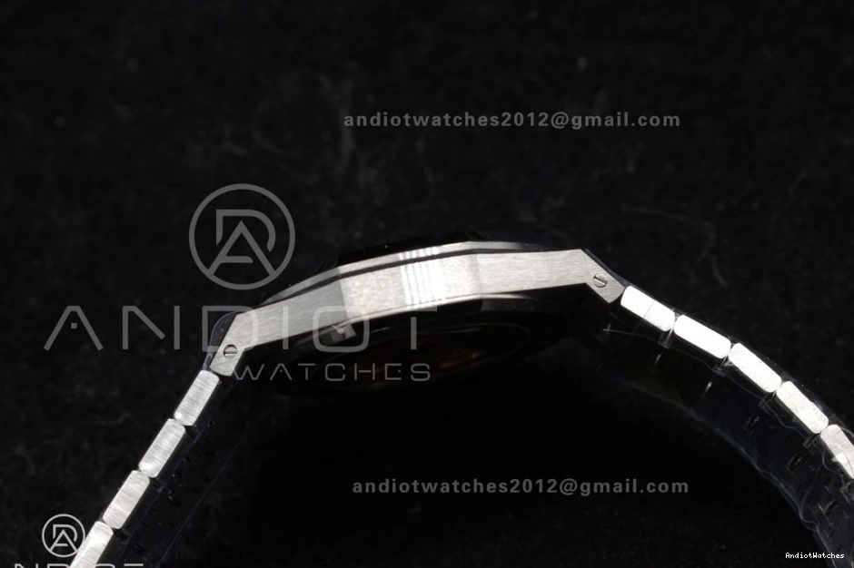 APSF Royal Lightweight Grey Textured SA3120 SS 1:1 1031 Clone SS Edition Dial Best 15454 Bracelet Frosted 37mm on Super Oak 1218